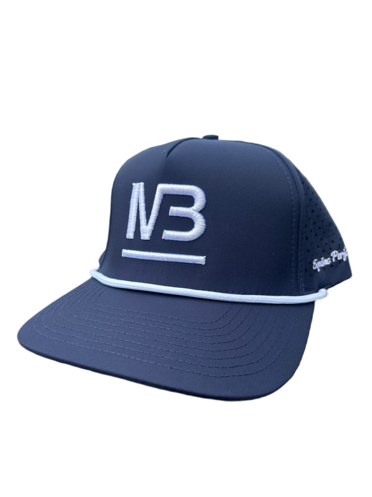 Navy Ball Cap (new style) with rope