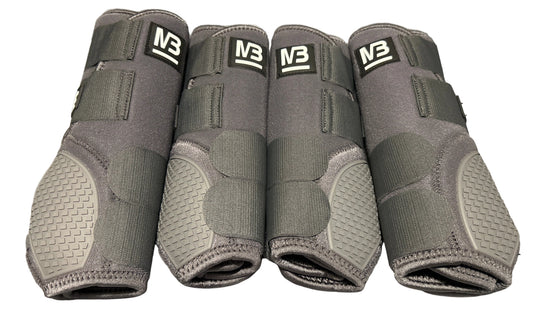 MB Edge Boots, Set of 4, CHARCOAL GREY