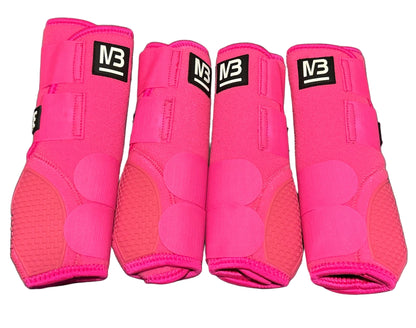 MB Edge Boots, Set of 4, PINK