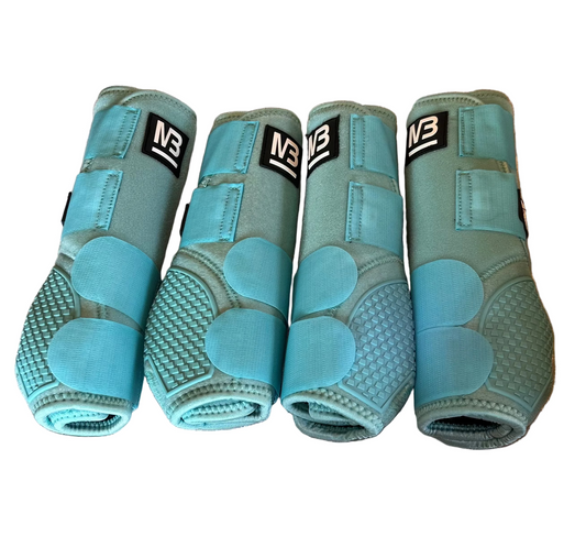 MB Edge Boots, PAIR, LIGHT BLUE